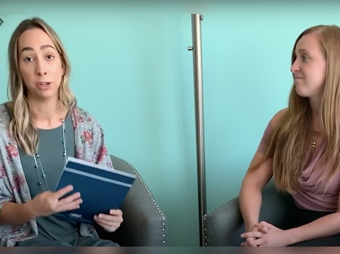 Two women sit to talk about Ketogenic diet