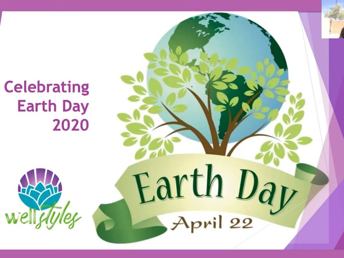 Earth day workshop presentation banner'
