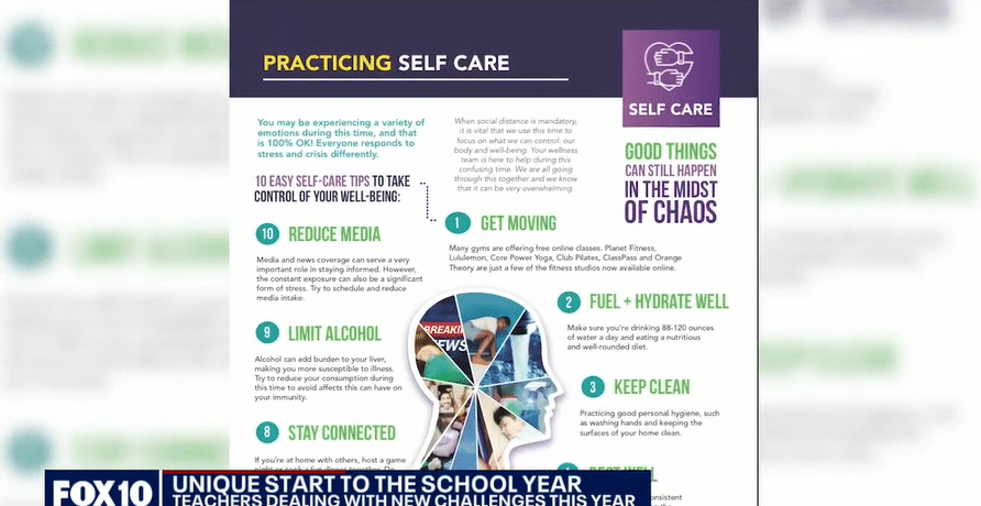 self-care teachers
